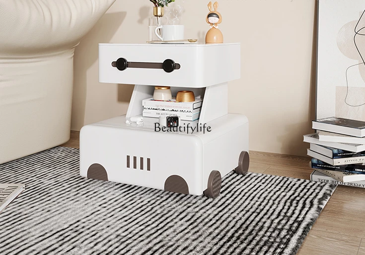 

Robot Creative Small Apartment Bedroom Bedside Cabinet