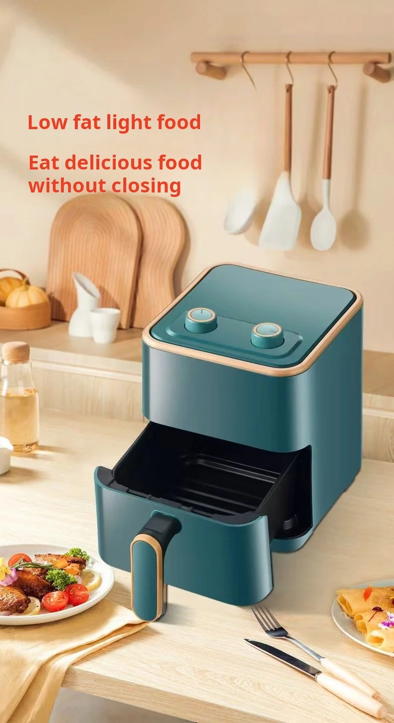 Air fryer, no flip, home large capacity, multifunctional, fully automatic, metal inner cavity, oil-free oven integrated 2