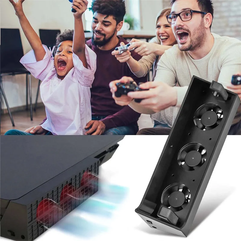 Cooler For PS4 PS 4 Slim Fan Console Accessories Cooling Base Accesorios Video Game Mount Control