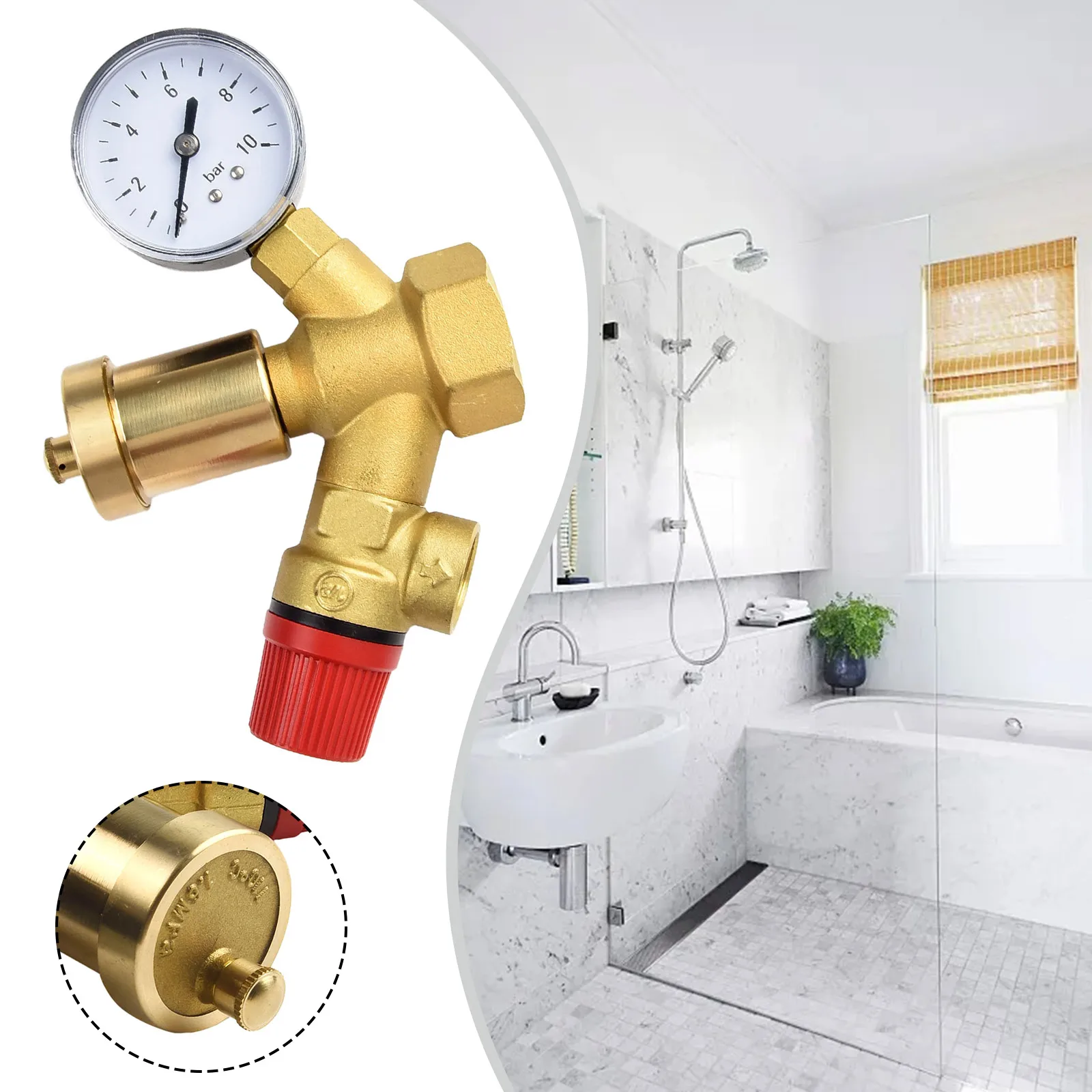 

Safety Group Valve Brass Pneumatic Pressure Relief Valve Boiler Exhaust Pressure Reducing Valve With Integrated Mounting Valve