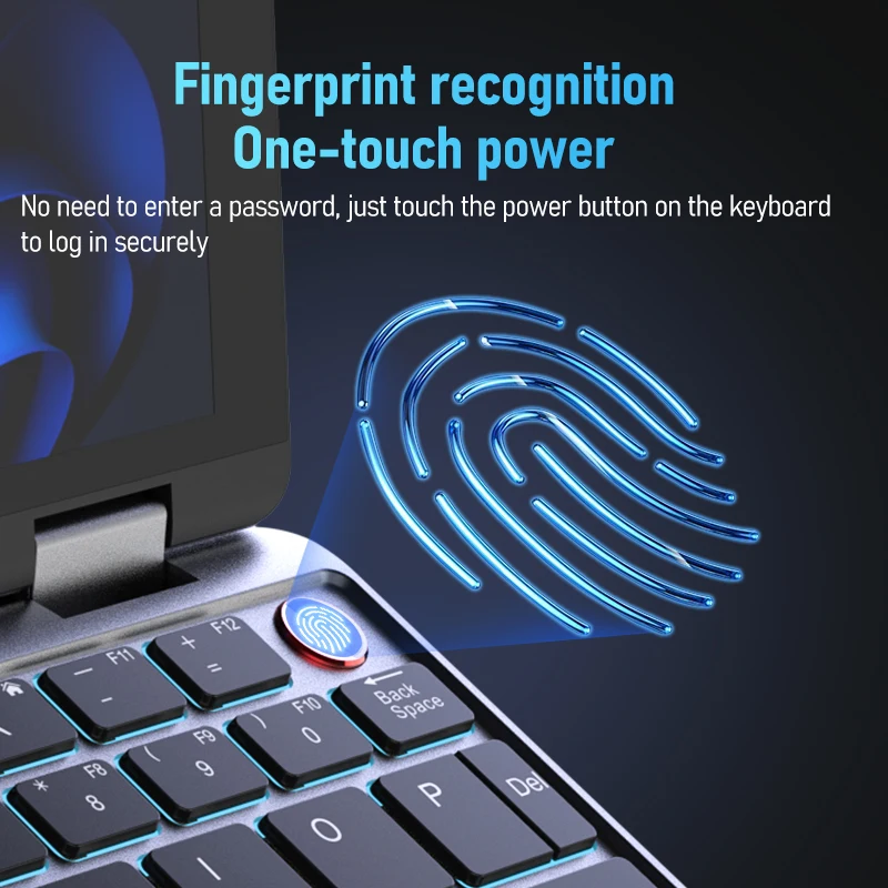 Zwide Mini Laptop 8-Inch 2-in-1 Portable Business Travel Office High Performance Compact Stock Trading Laptop 6