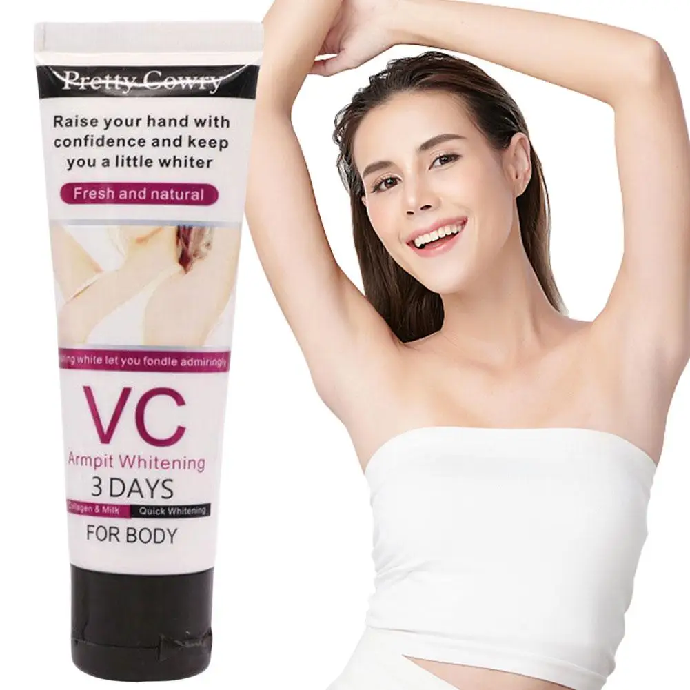 50g Body Whitening Cream For Dark Skin Armpit Elbow Lightening Bikini Underarm Thigh M6K0