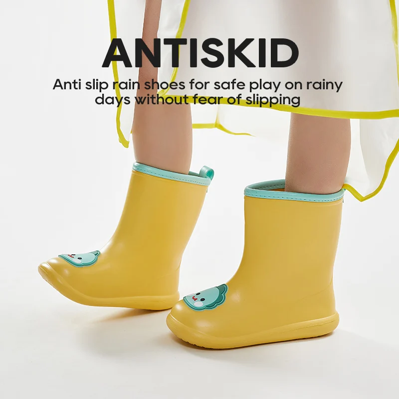 UTUNE Cartoon-Aufkleber für Kinder, Regenstiefel, rutschfeste