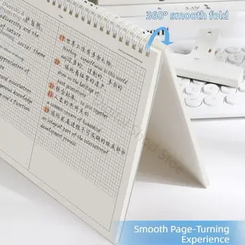 Blocco note 96BA sezionato B5 con rilegatura ribaltabile con 120 pagine per mappe mentali, prendere appunti,