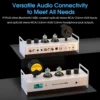 Douk Audio P1PLUS Bluetooth Tube Preamp USB DAC Headphone Amp with VU Meter support DSD256 5