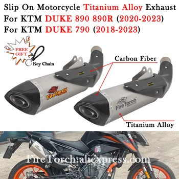 Slip On For KTM DUKE 790 890 890R KTM790 DUKE 2018 - 2021 2022 2023 Motorcycle Exhaust GP Escape Moto Modify Middle Link Pipe