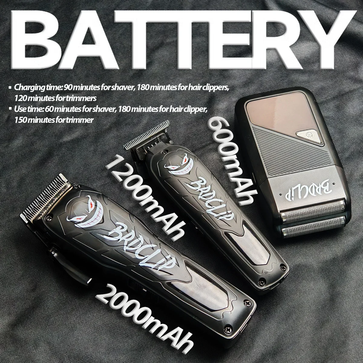 Brdclip-男性用電動バリカンセット,プロのトリマー,バーベア Brdclip-男性用電動バリカンセット,プロのトリマー,バーベア
