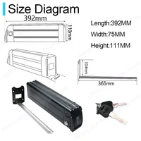 36V 48V 52V 60V argent poisson 18650 batterie 10Ah 12Ah 15Ah 20A 10S-16S 3P-6P pour 250W-1800W pliant e-deux roues portable 5