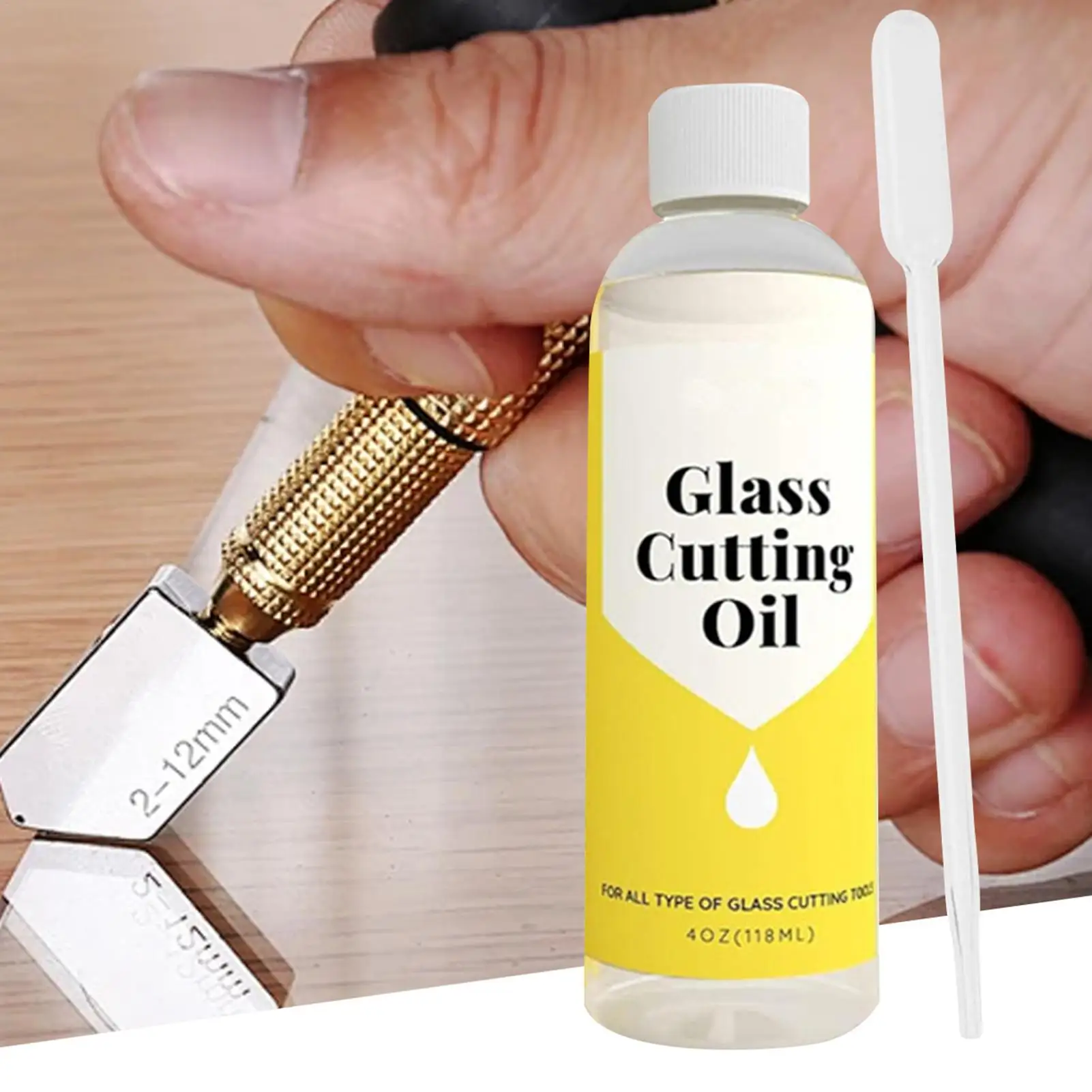 1pc 118ml Cutting Oil For Stained Glass Cutter Oil For Glass Drill Bit Easy To Use Multipurpose Mirrors Cutting Tool Fluid