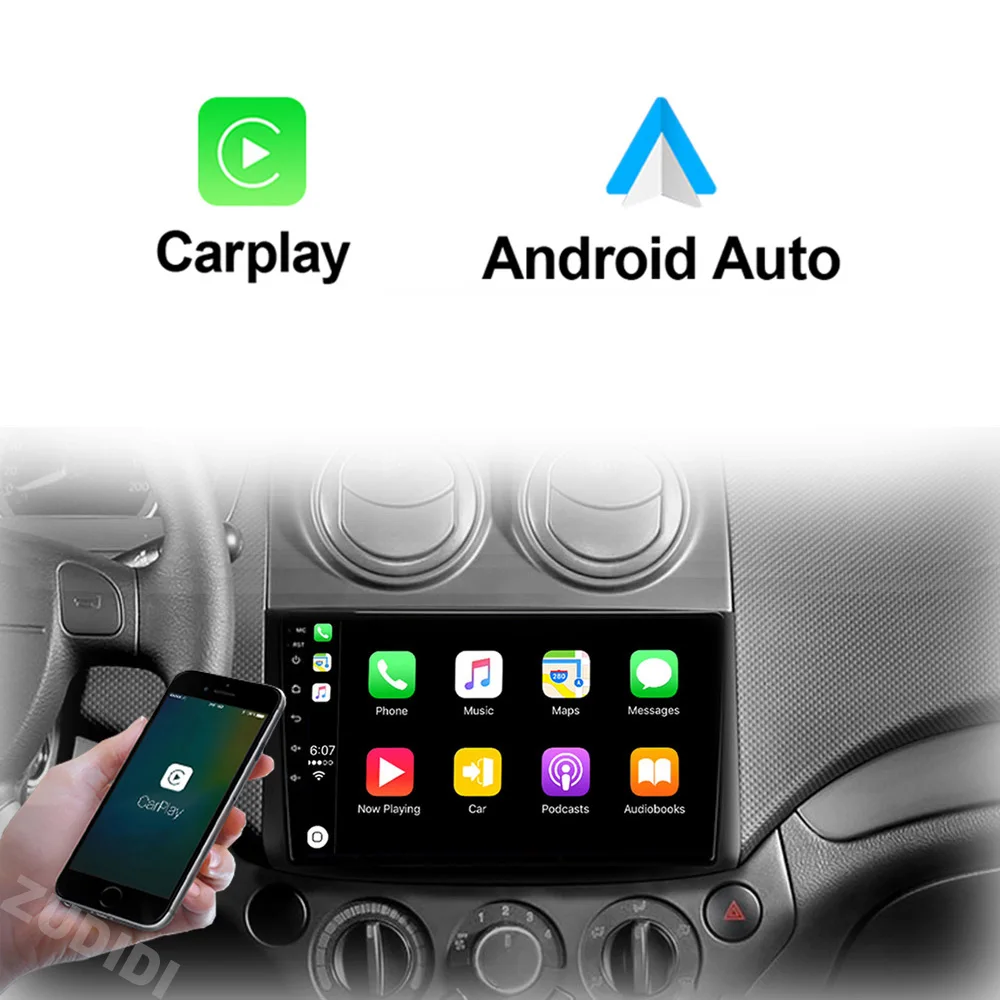Android 16 autoradio navegación GPS reproductor Multimedia 4G + WiFi Carplay Video 2din para Chevrolet AVEO T250 2006 - 2012 3