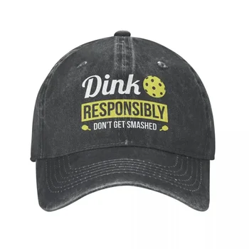 Dink Responsibly Pickleball Baseball Hat 1