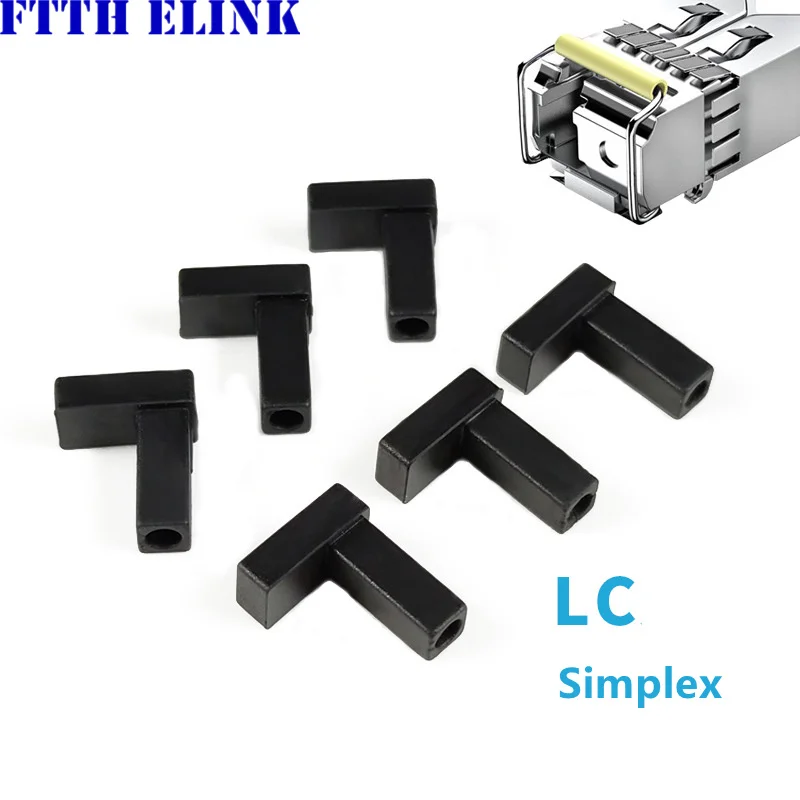 SFP dust plug SFP+ dust cover for SFP/XFP LC simplex Transceiver protective cover ftth free shipping factory ELINK 100pcs q1s fully automatic electric fiber optic cleaver rechargeable optic cable cutter ftth optical fiber cleaver free shipping