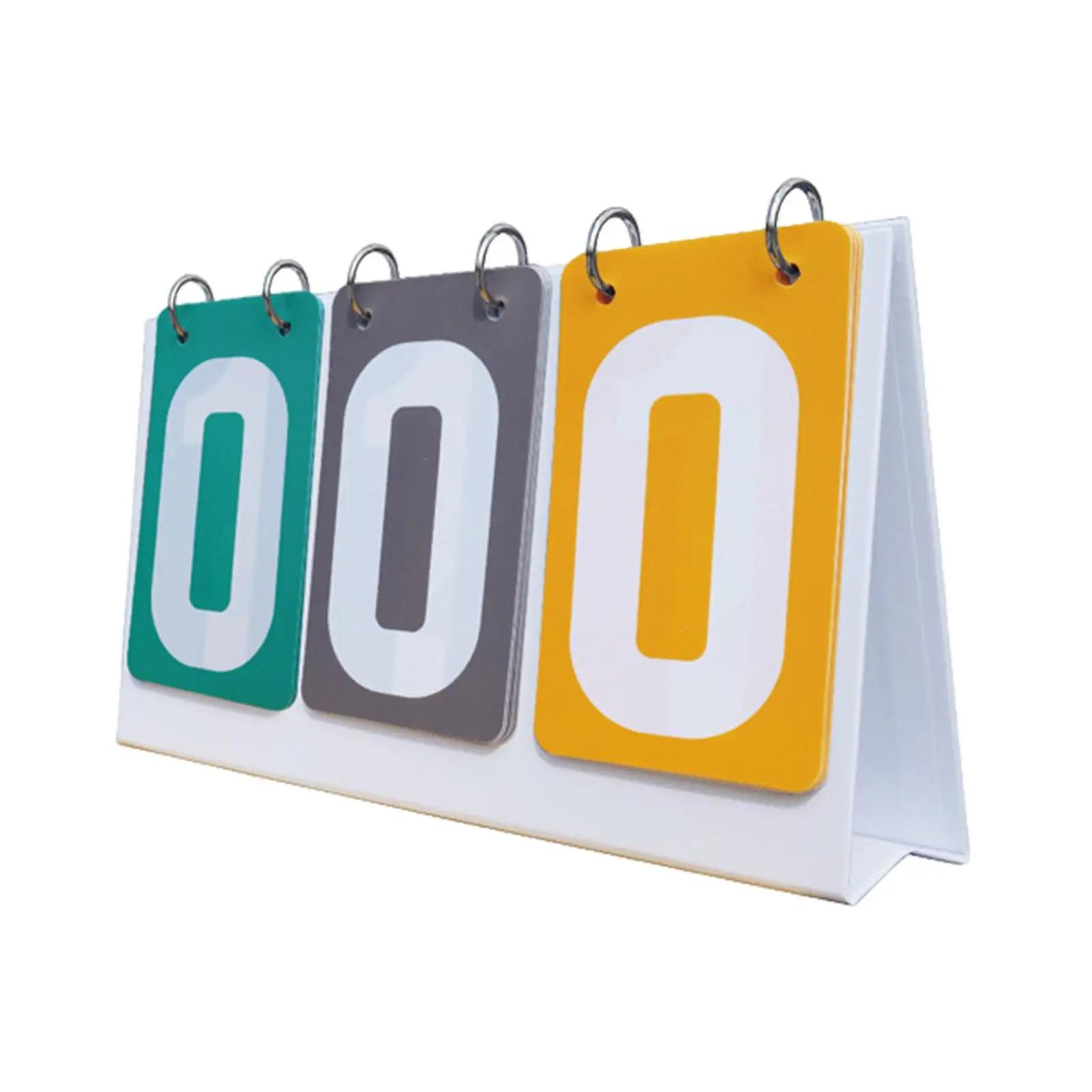 

Sports Scoreboard 3 Digit Tabletop Score Flippers for Basketball Tennis Ball
