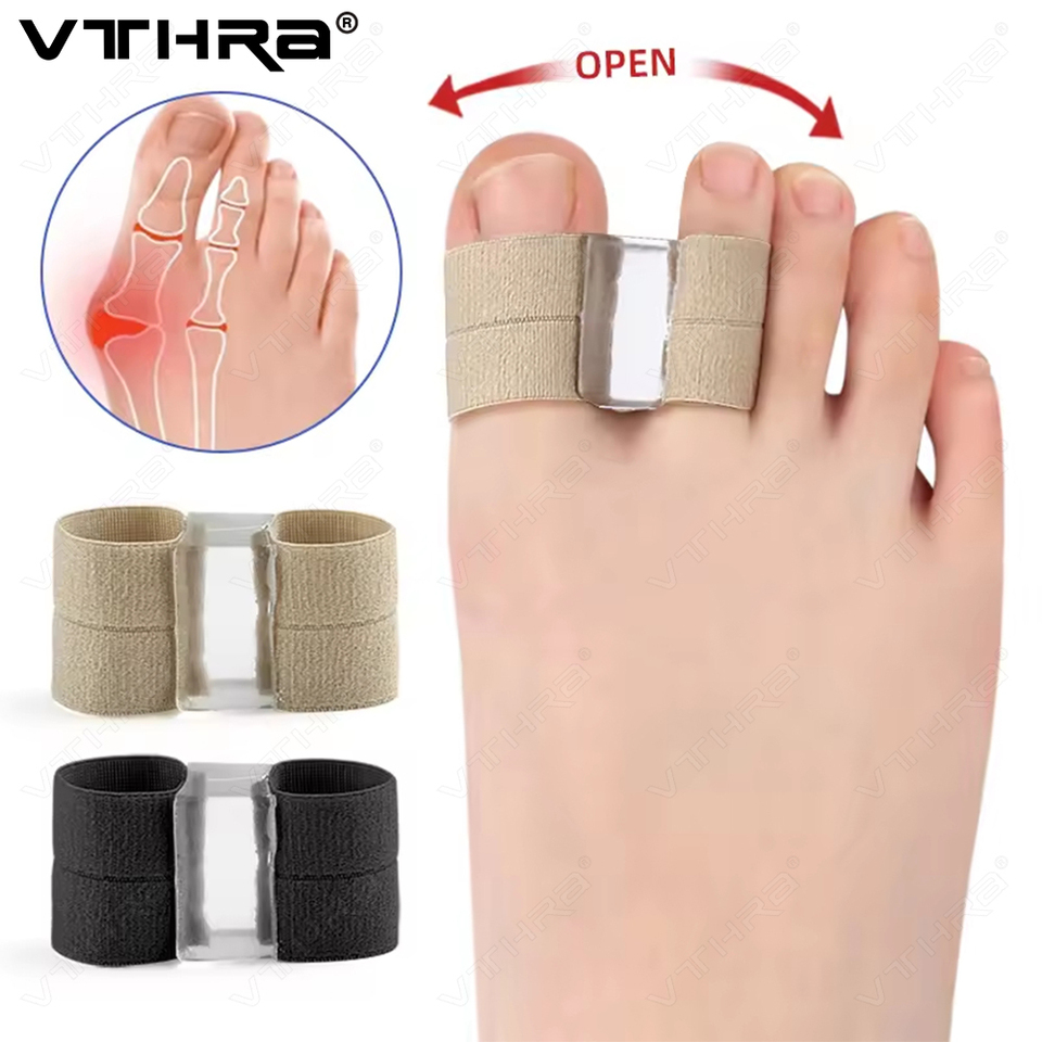 2Pcs 1Pair Hallux Valgus Bunion Corrector Toe Separator Orthotics Feet Bone Thumb Adjuster Correction Pedicure Feet Straightener