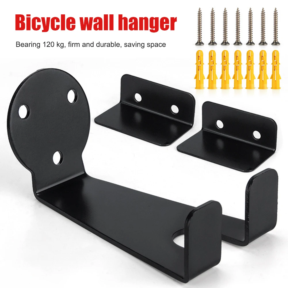 Bike Wall Mount Parking Rack Stand Bike Hooks Adjustable Bicycle Holder