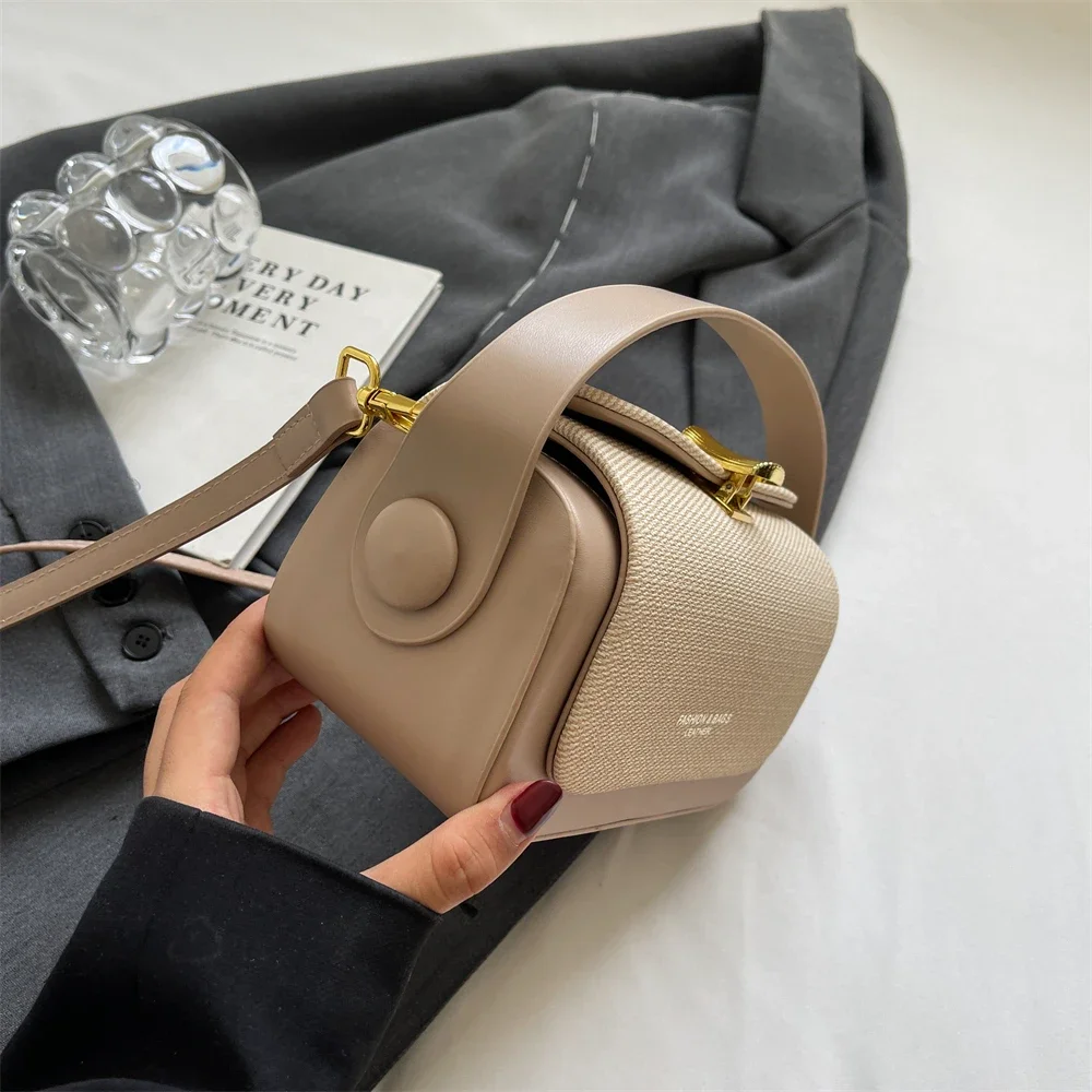 Mini Square Crossbody Bag - Luxury Designer Handbag Box Shape Satchel