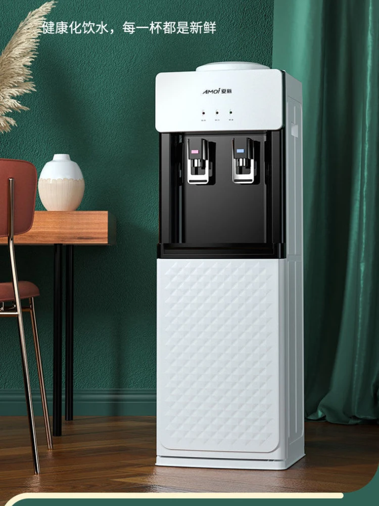 AMOI 자동 물 디스펜서 가정용 수직 냉장 난방 데스크탑 소형 사무실 배럴 새로운 모델 음료 리뷰후기