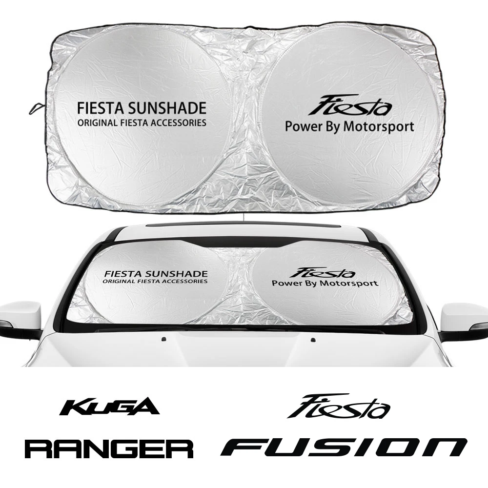 Car Windshield Sun Shade Cover For Ford Fiesta Fusion Kuga Ranger