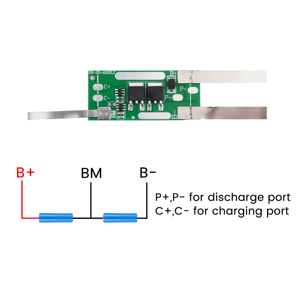 Chargeur multiport 1S/2S LiPo 3.7V/7.4V 8A/10A avec protection