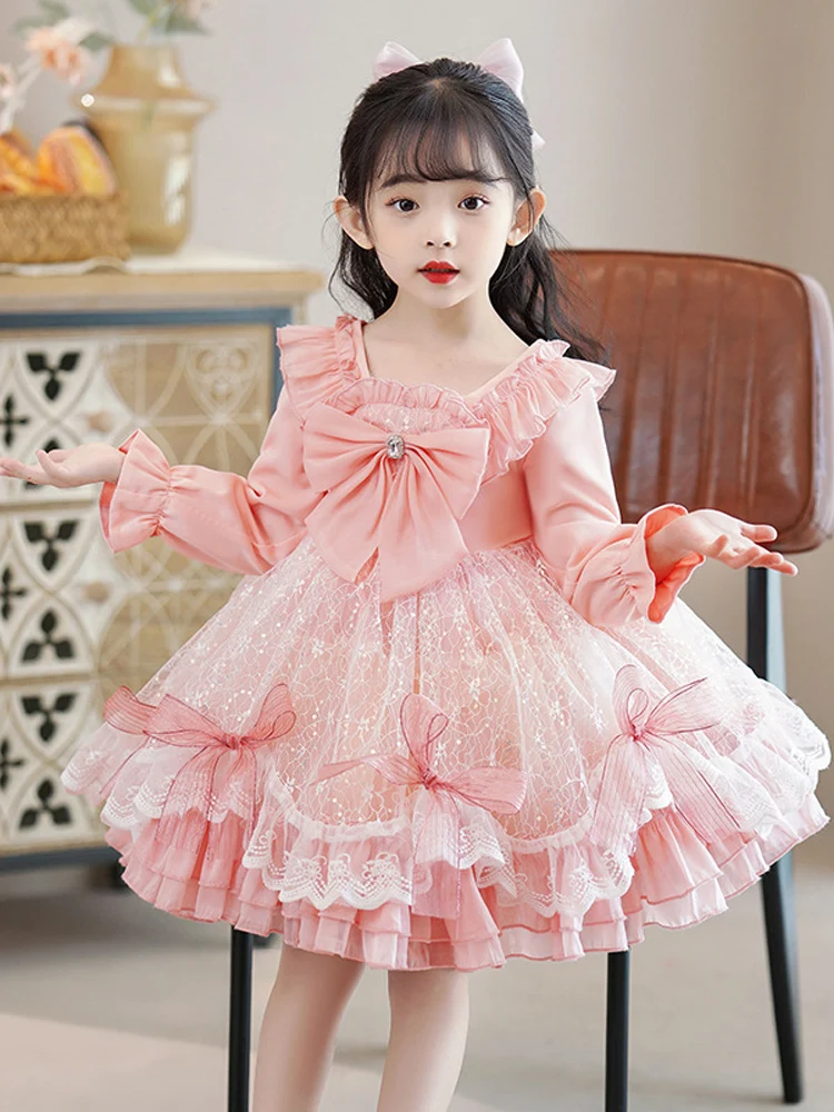 Lolita Dress Girls' Summer Short-Sleeved Children's Daily Birthday