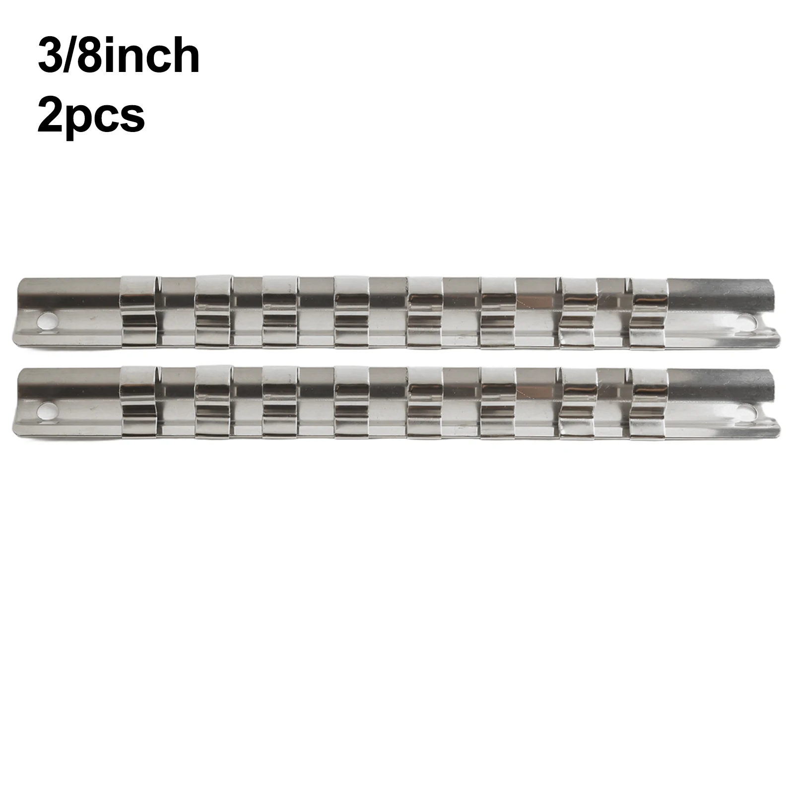 Clips On Rail Tool Organizer Inch Mounting Holes Socket Rack Holder Garages Package Contents Garages And Workshops 4