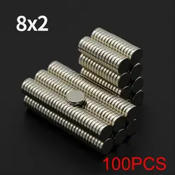 Ultra - Strong Neodymium Round Magnets (8x2 - 100piece)