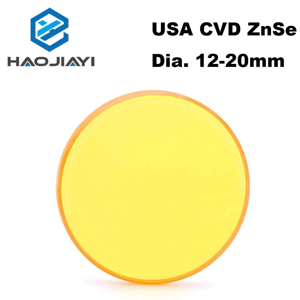 레이저 조각 절단기용 CO2 초점 렌즈, 미국 CVD ZnSe 직경 12 15 18 19.05 20 FL 25.4 38.1 50.8 63.5 76.2 101.6 127mm