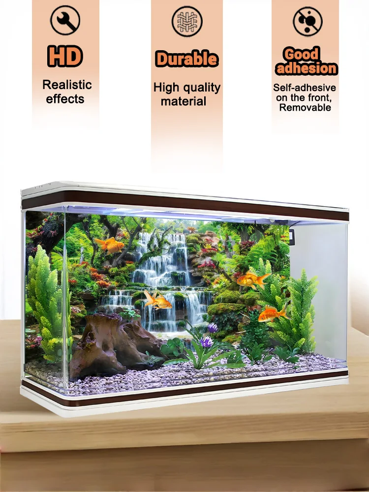 Rainforest Aquarium Background Sticker 4