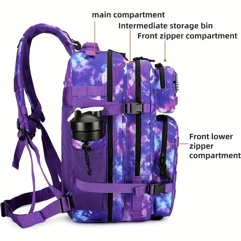 45L Tactical Backpack 3P Bag 3 Days Assault Outdoor Backpack Waterproof Climbing Rucksack Camping Hiking Hunting Mochila Bag 2
