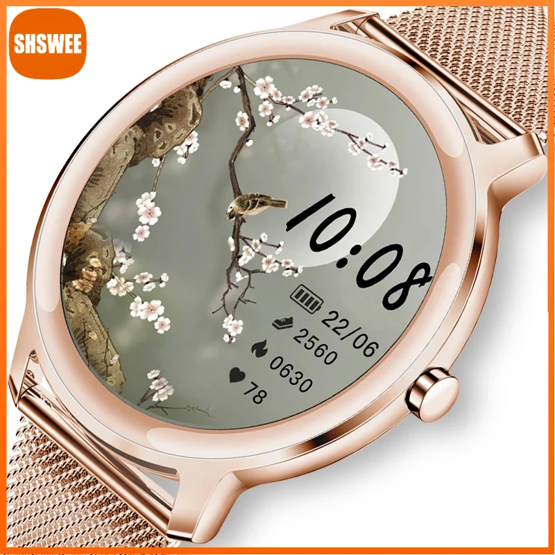 For Xiaomi Huawei Smart Watch Ladies Full Touch Screen Watch IP67