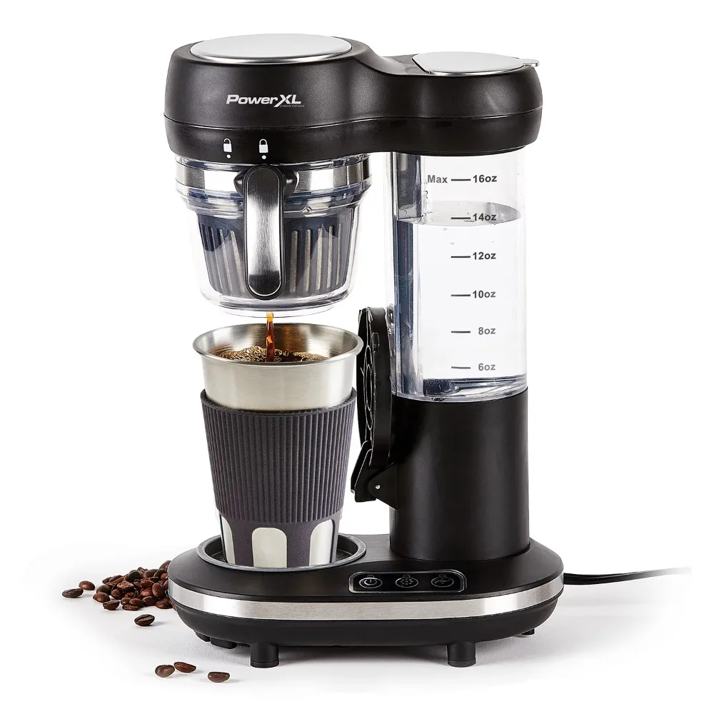 

Coffee Maker Automatic Single-Serve Coffee Machine With 16-Oz Home Kitchen Appliances