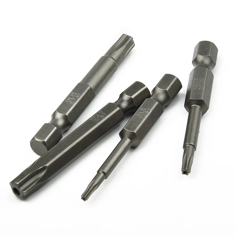 

Screwdriver Set 50mm Magnetic Torx Screwdriver Bits with Straight and Concentric Angles Steel Electric Screwdriver T20 T40