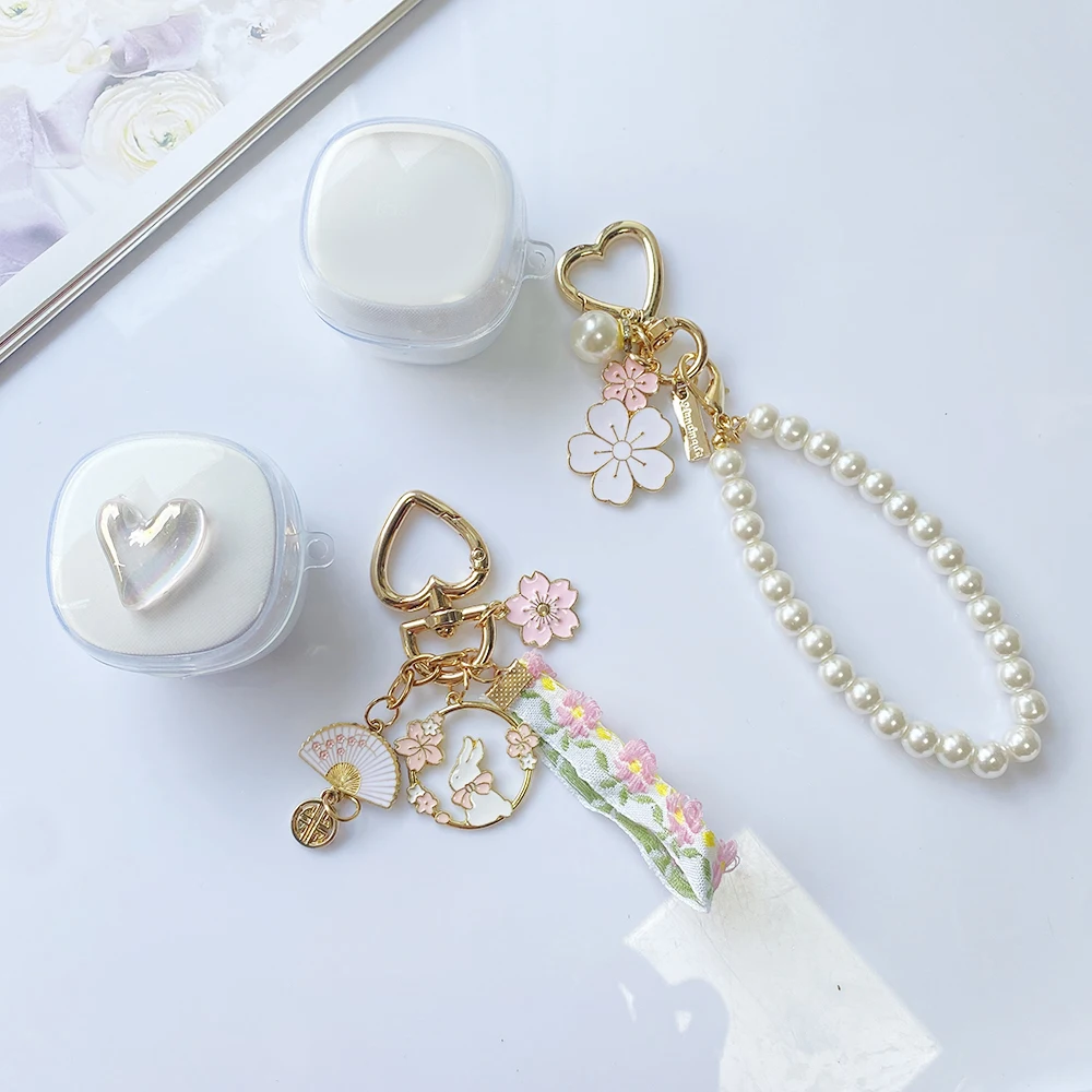 Per Oneplus Buds Pro / Pro2/Pro2 + Custodia Fashion Lace Flower Pearl Case Headset Protect Custodia In Silicone Per Oneplus Buds Pro2