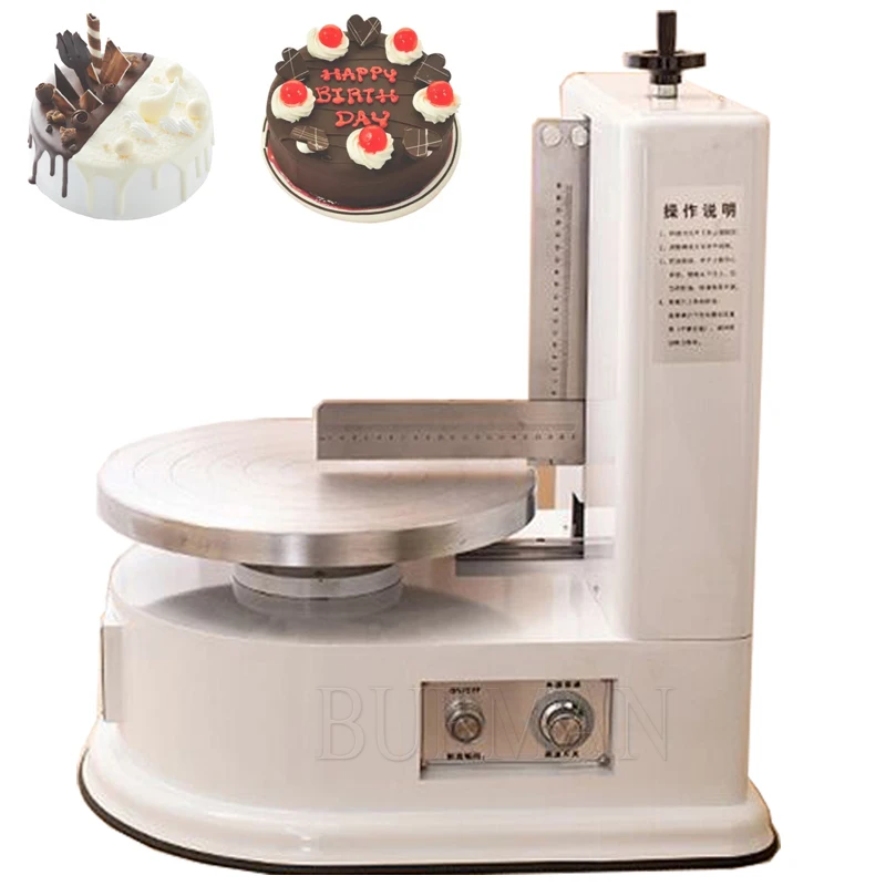 

New Arrival Semi Automatic Birthday Cake Cream Coating Machine Butter Spreading