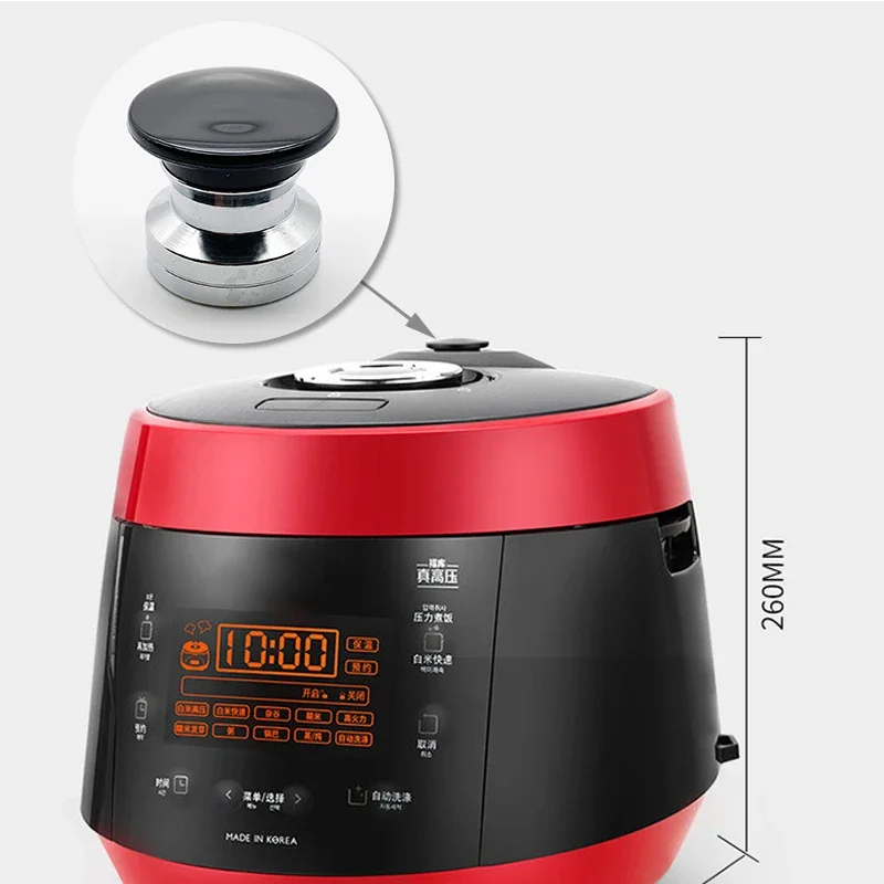Válvula Limitadora de Pressão Preta para Válvula de Escape de Pressão do Fogão de Arroz Cuco Universal