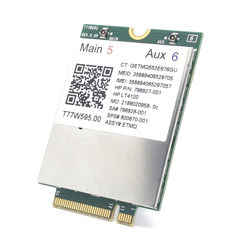 Modulo 4G LTE M.2 Per Laptop HP - Scheda Rete WWAN 150Mbps Per EliteBook E ProBook - Foto 3
