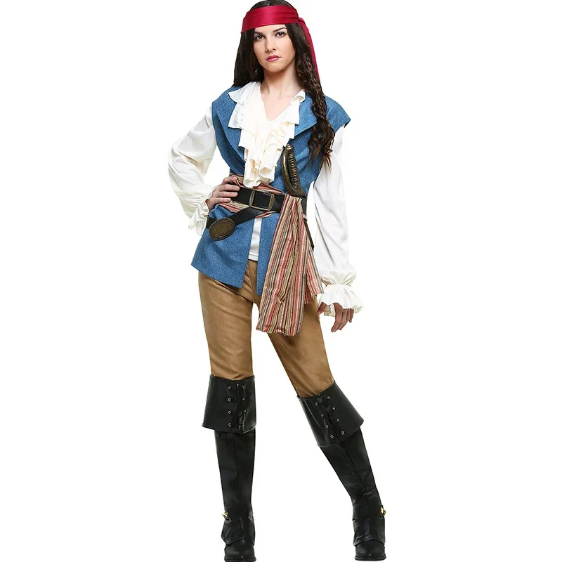

Sexy Women Pirate Costume Plus Size Female Halloween Anime Fancy Party Dress Carnival Adult Pirate Cosplay Costumes