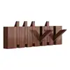 Wood Wall Coat Rack Clothes Organizer Piano Keys Clothes Dress Hanger Shelf Hat Backpack Dressing Rooms Storage Hanger Space 2