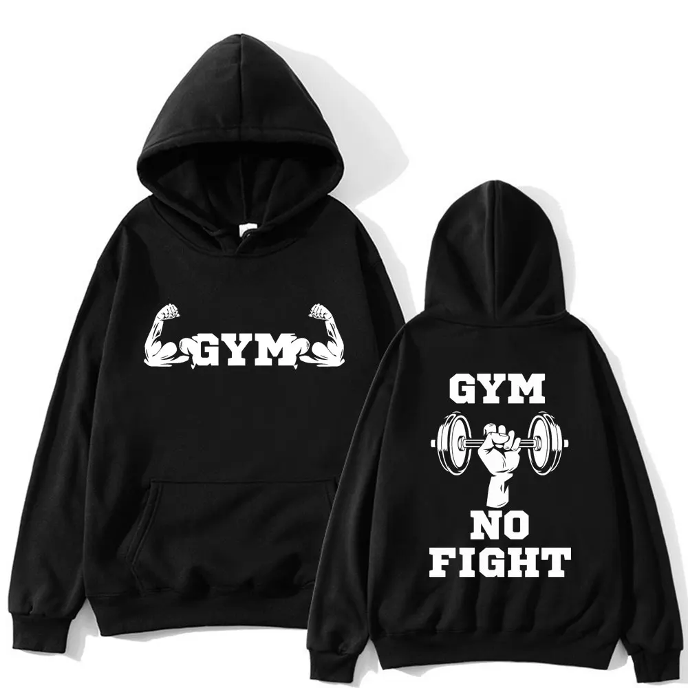 thumbnail image 1 of Powerhouse-Sudadera con capucha para hombre y mujer, prenda deportiva de manga larga con Logo de gimnasio, estilo Harajuku, Geek, 1 of 5