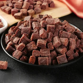 Pet Snacks Dog Beef Grains Snacks Snowflake Beef Grains with Meat Floss and Egg Yolk Snacks for Training Dogs 6
