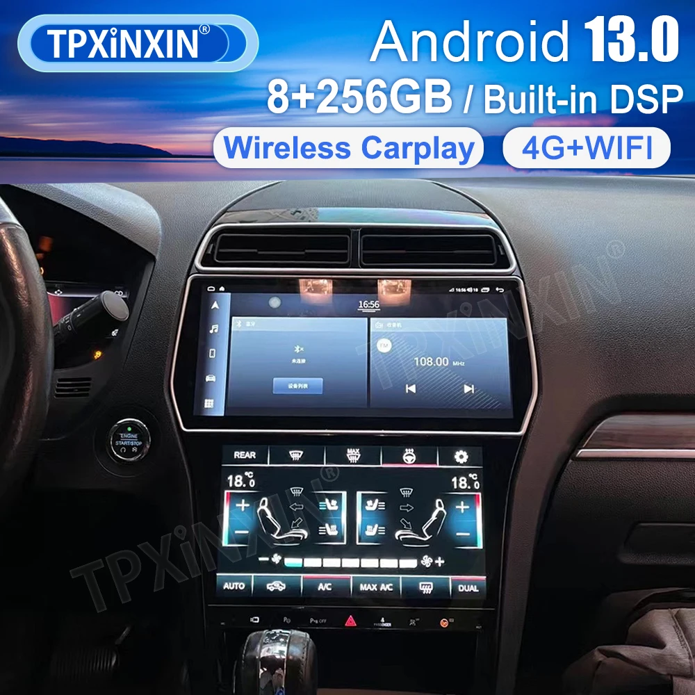 

For Ford Explorer 2013 - 2019 Android Car Radio 2Din Stereo Receiver Autoradio Multimedia Player GPS Navi Head Unit Screen