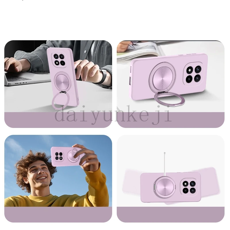 Silicone Phone Case with Magnetic Holder and Bracket