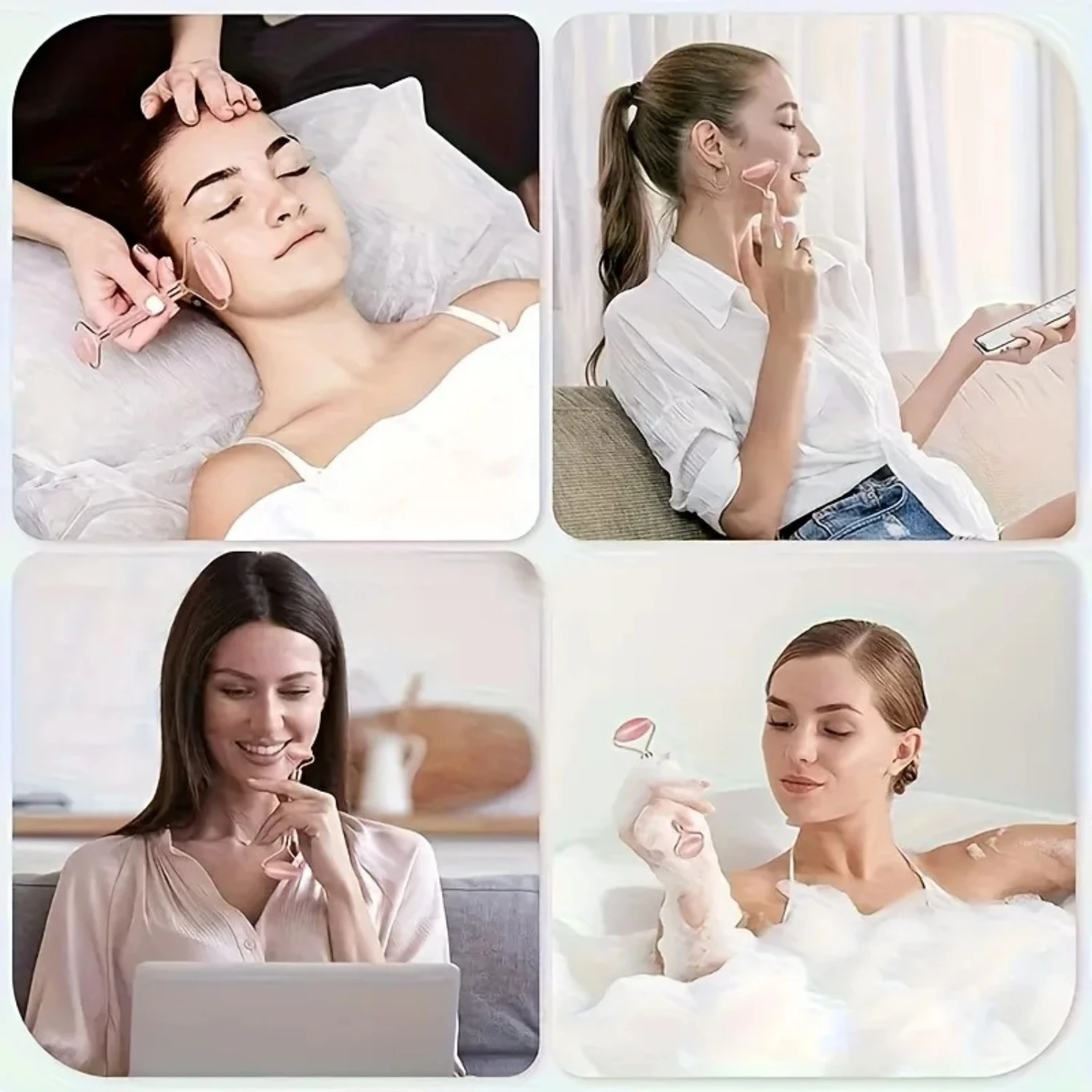 Pink 3-in-1 Facial Massage & Skincare Beauty Kit