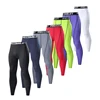 Men Compression Tight Leggings Running Sports Male Gym Fitness Jogging Pants Quick Dry Trousers Workout Training Yoga Bottoms
