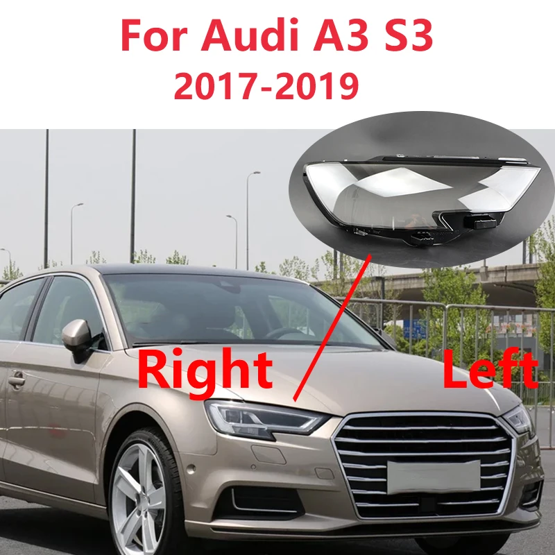 

Автомобильный дневной прозрачный налобный фонарь, прозрачный чехол, автомобильные аксессуары для Audi A3 S3 2017 2018 2019
