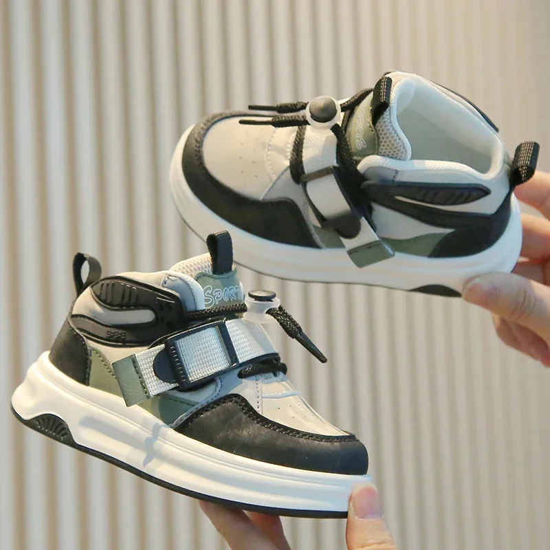 High Top Kids Sports Shoes for School and Casual Wear