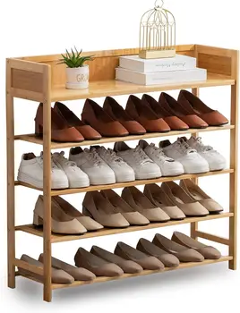 5-Tier Bamboo Shoe Rack 1