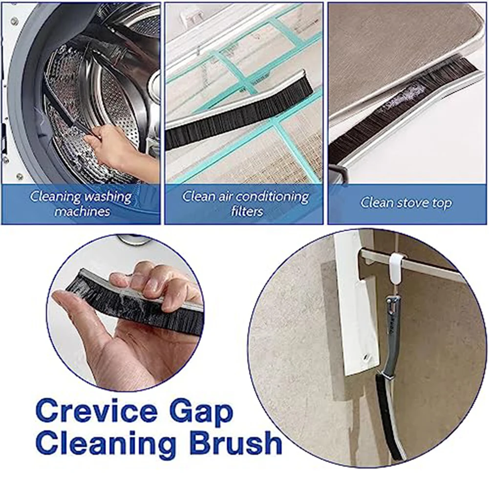 Gap Cleaning Brush Hard-Bristled Crevice Cleaning Brush Corners Multifunctional Bathroom Crevice Gaps Groove Shutter Kitchen