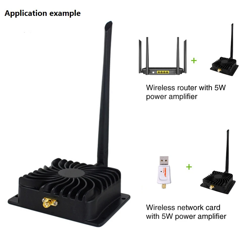 Amplificateur WiFi 2.4G 4W CF-G103 / 5.8G 5W - Antenne RF Booster