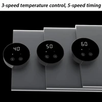 ราวแขวนผ้าเช็ดตัวไฟฟ้าติดผนัง พร้อมระบบฆ่าเชื้อและอบแห้ง ปรับอุณหภูมิได้ เหมาะสำหรับห้องน้ำและร้านทำผม 2